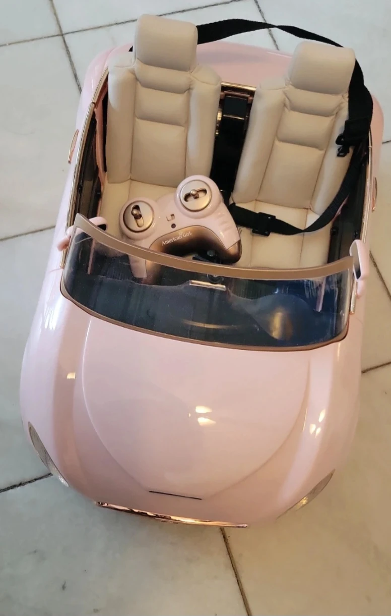 American Girl Pink Convertible Ride-On Car with Remote - photo 3