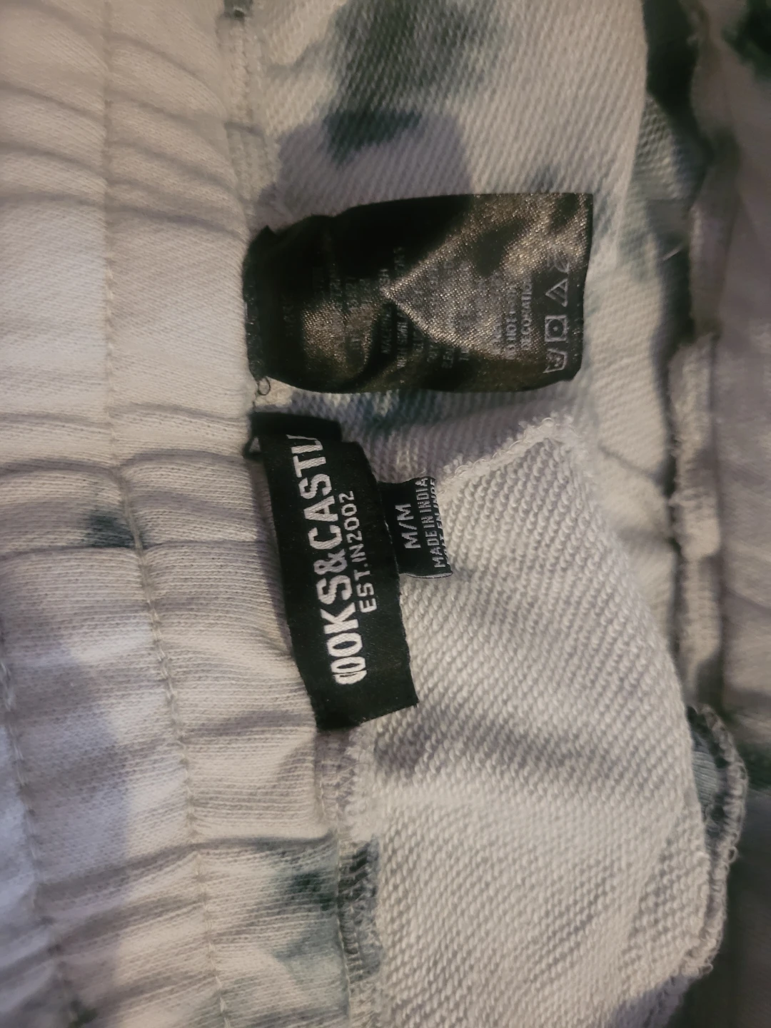 Crooks & Castles Tie Dye Joggers with Floral Embroidery - Size M - photo 5