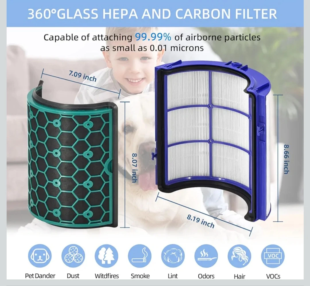 HEPA Filter & Activated Carbon Filter Compatible with Dyson... - photo 3