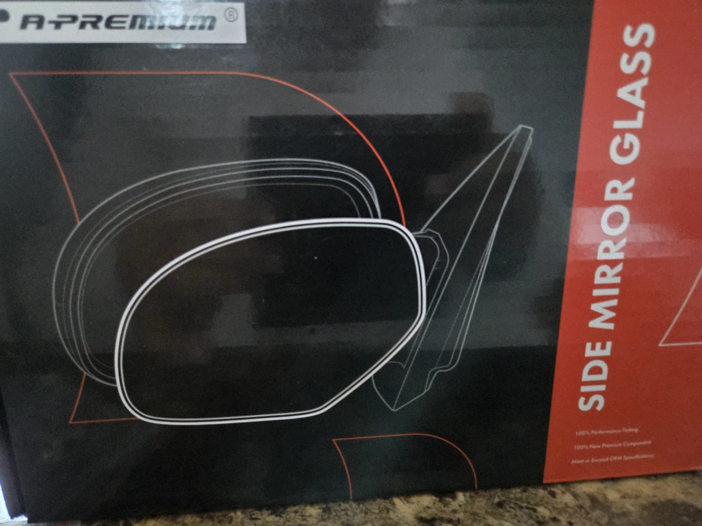 A PREMIUM Passenger Side Mirror GlassToyota Camry 2007 -2011 - photo 5