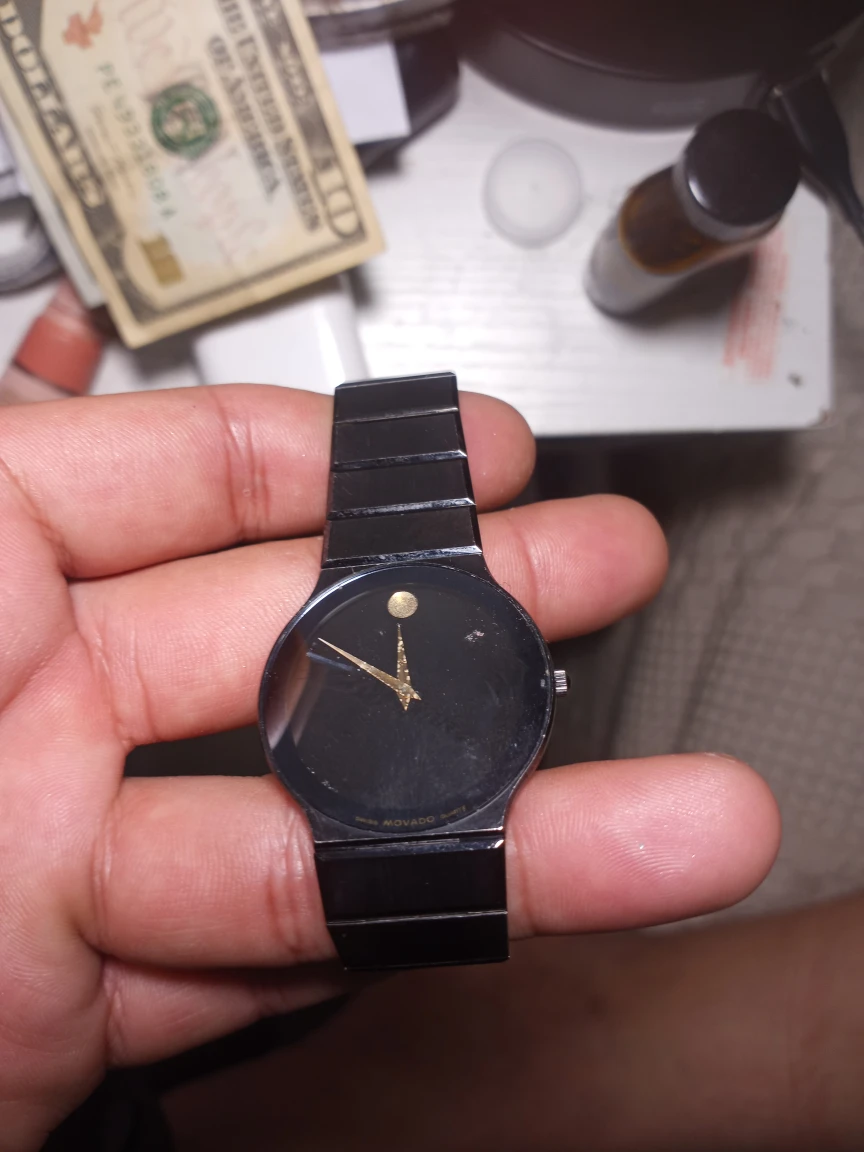 Movado Black Museum Classic Watch