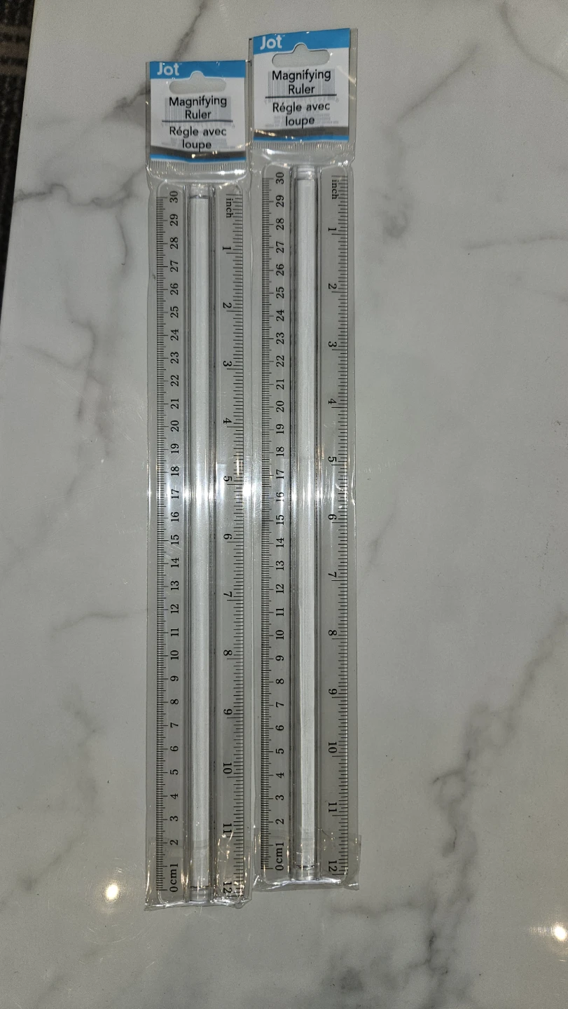 Jot Magnifying Rulers - 2 Pack