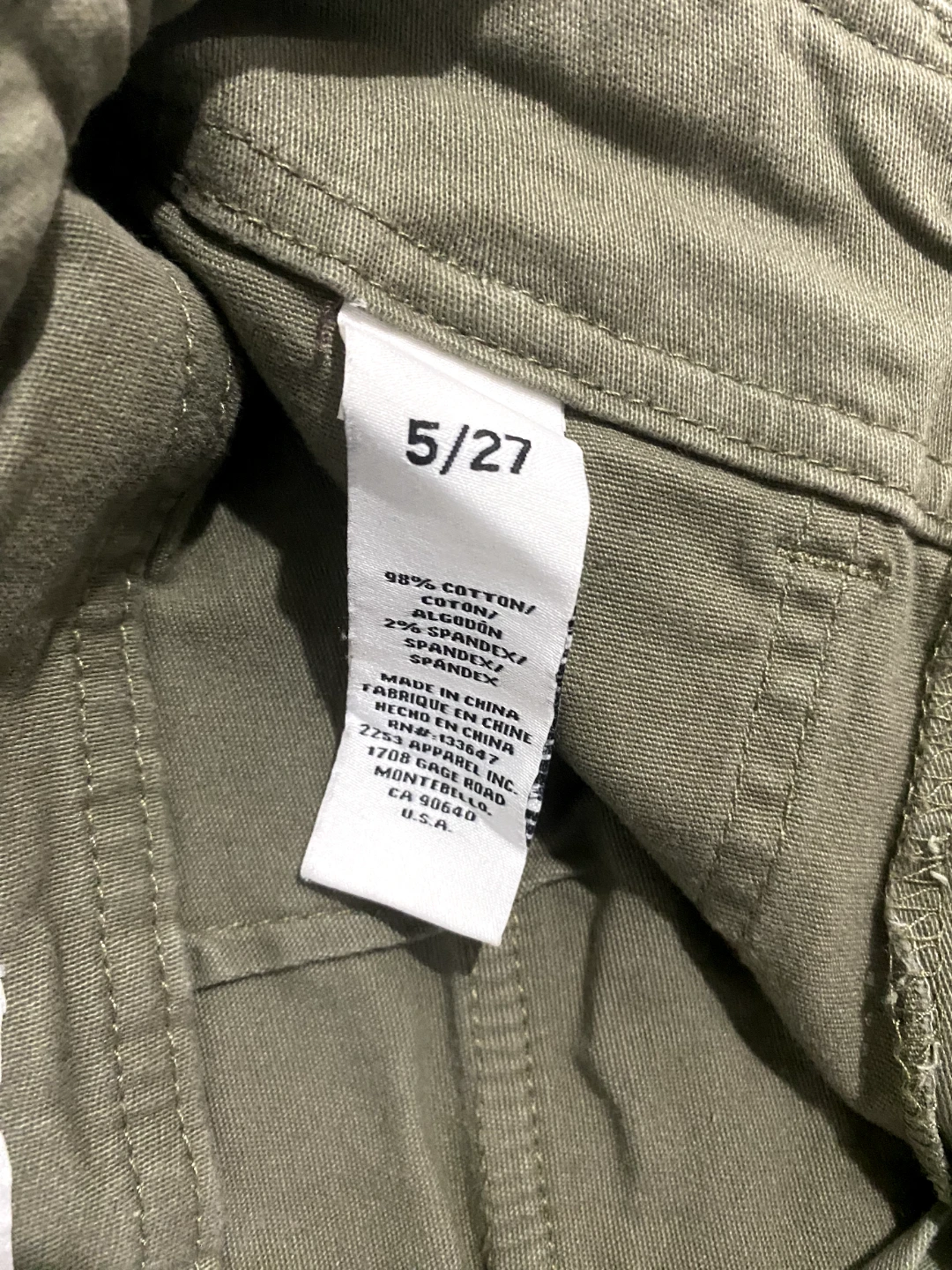 Women's Utility Cargo Pants - Sage Green - photo 2
