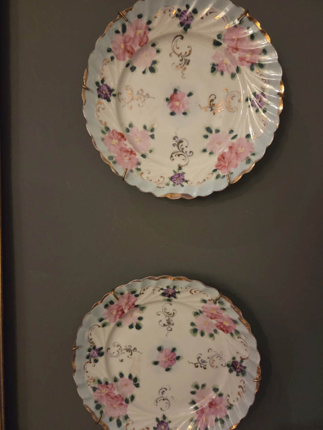 Decorative Floral Plates Set (2) - photo 2