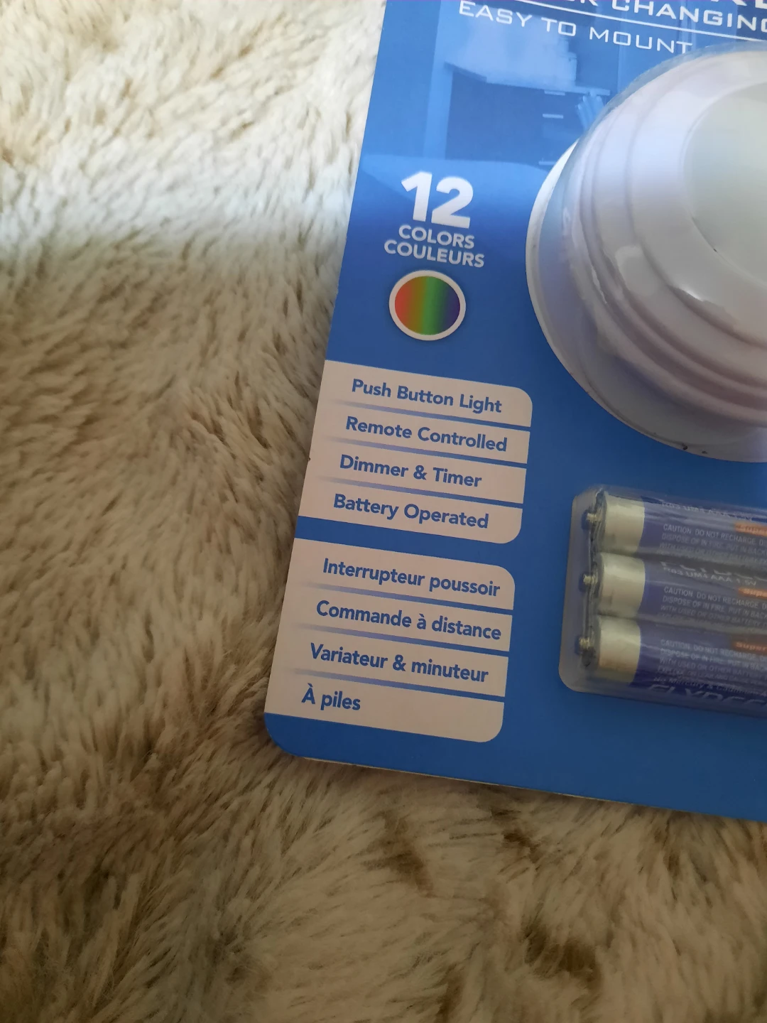 Electra Wireless LED Push Button Light with Remote - photo 5
