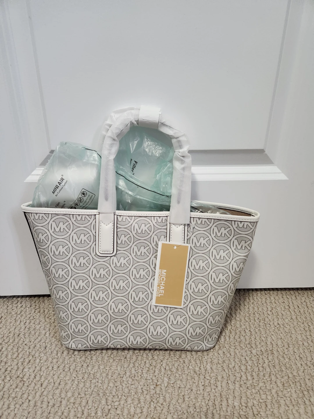 New Michael Kors "The Jodie" Tote Bag Grey