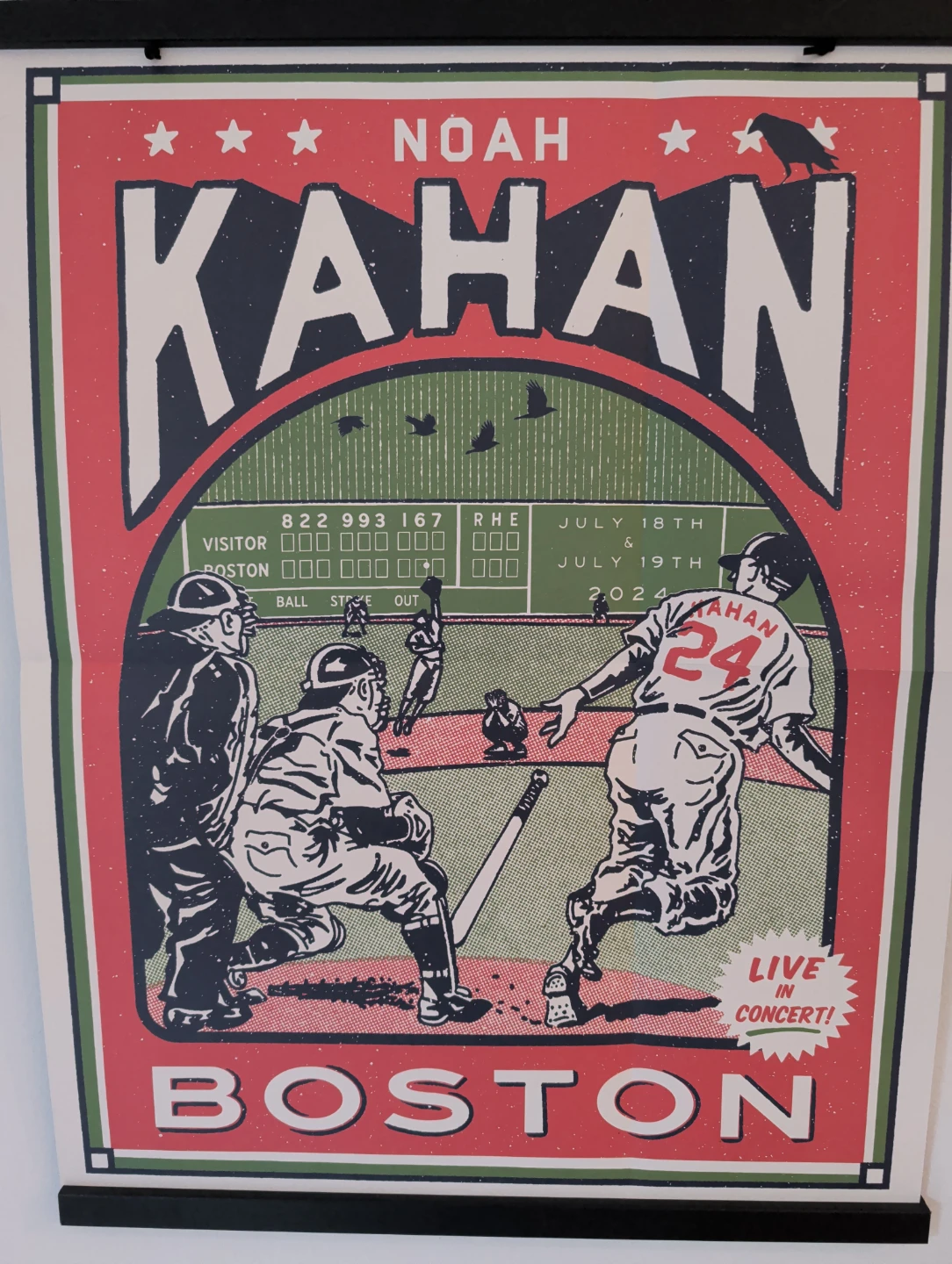 Noah Kahan Live in Concert Boston Poster