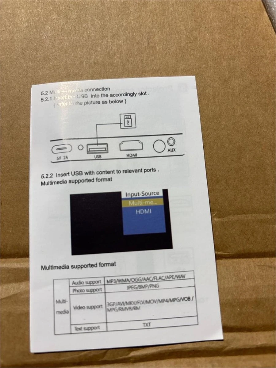 New->Portable Mini Projector - photo 4