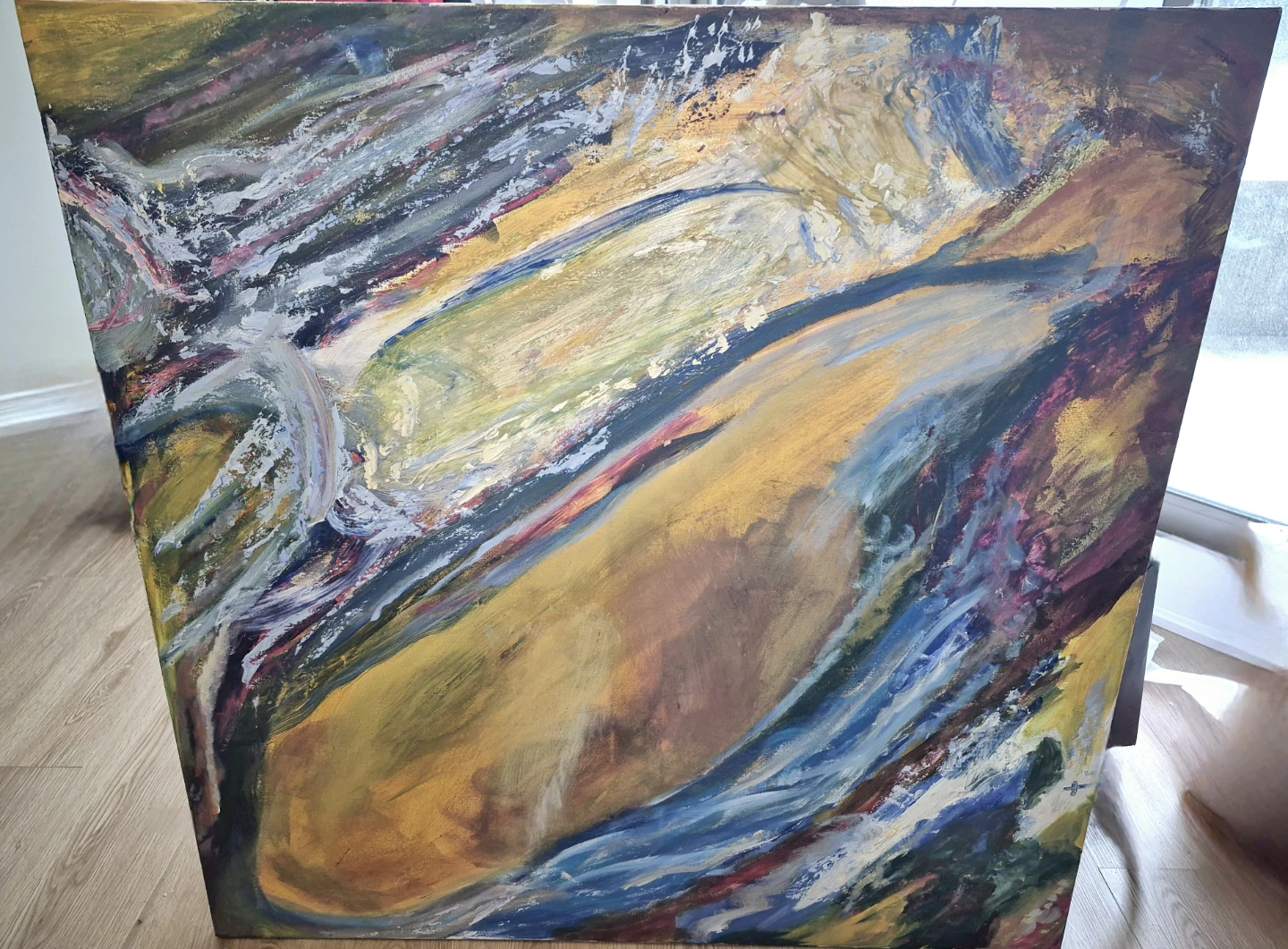 Abstract Acrylic Painting