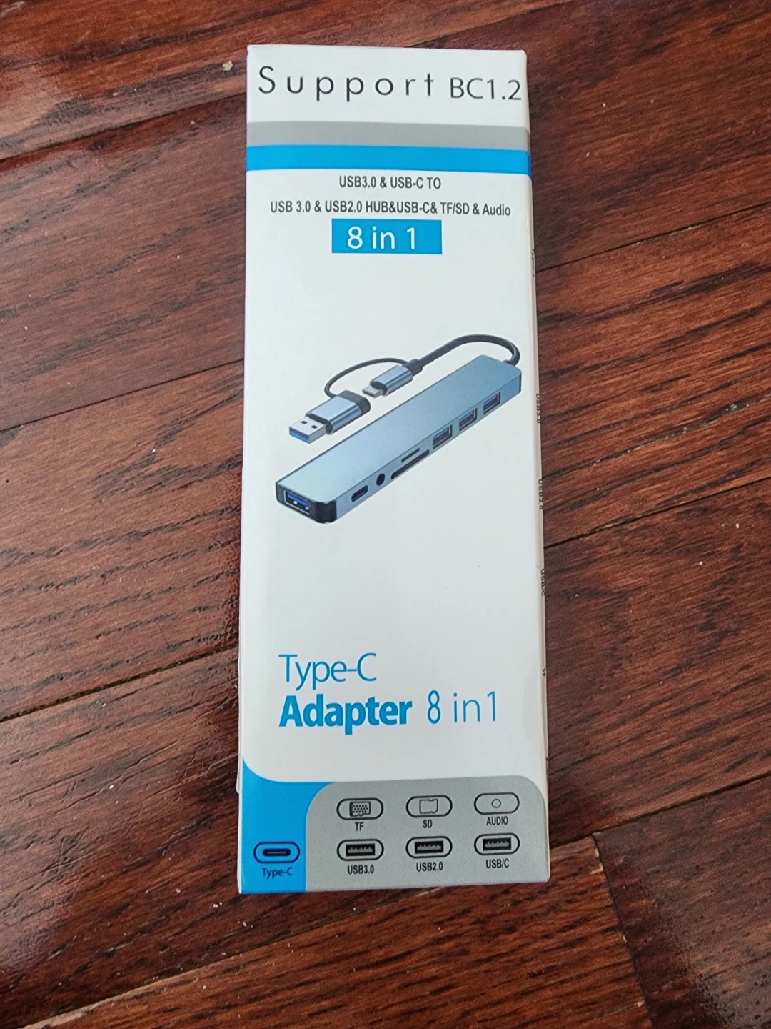 Type-C 8-in-1 USB Hub Adapter