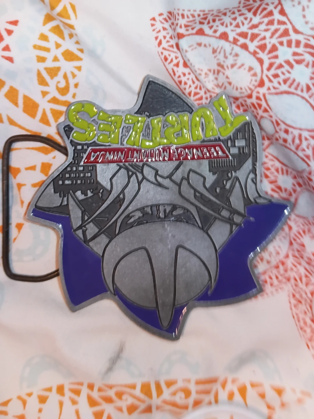 Teenage Mutant Ninja Turtles Metal Belt Buckle