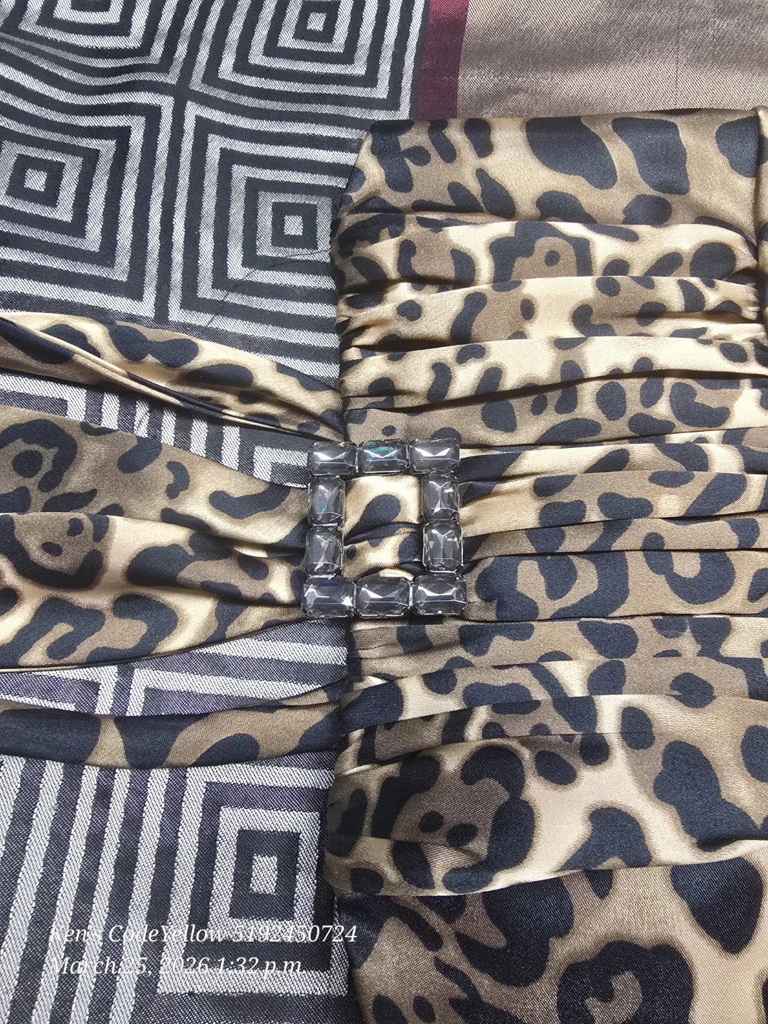 Jessica McClintock Leopard Print Maxi Dress - photo 2