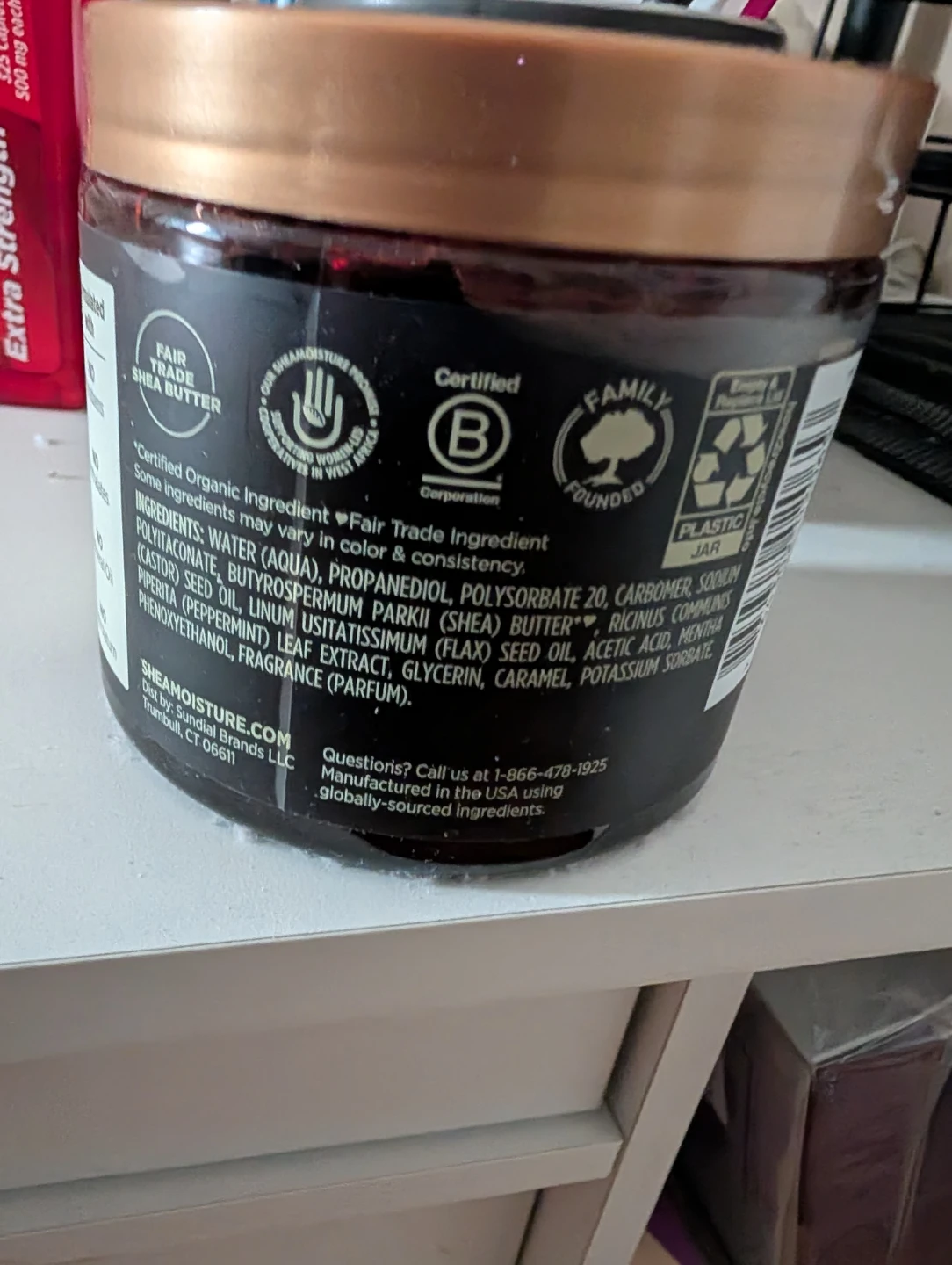 Shea Moisture Strong Hold Styling Gel - photo 2