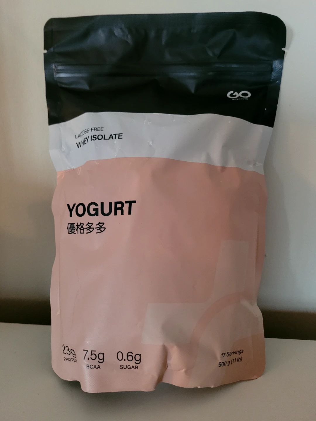 Go Nuts Whey Isolate Yogurt Flavour 500g♻️ freecylle
