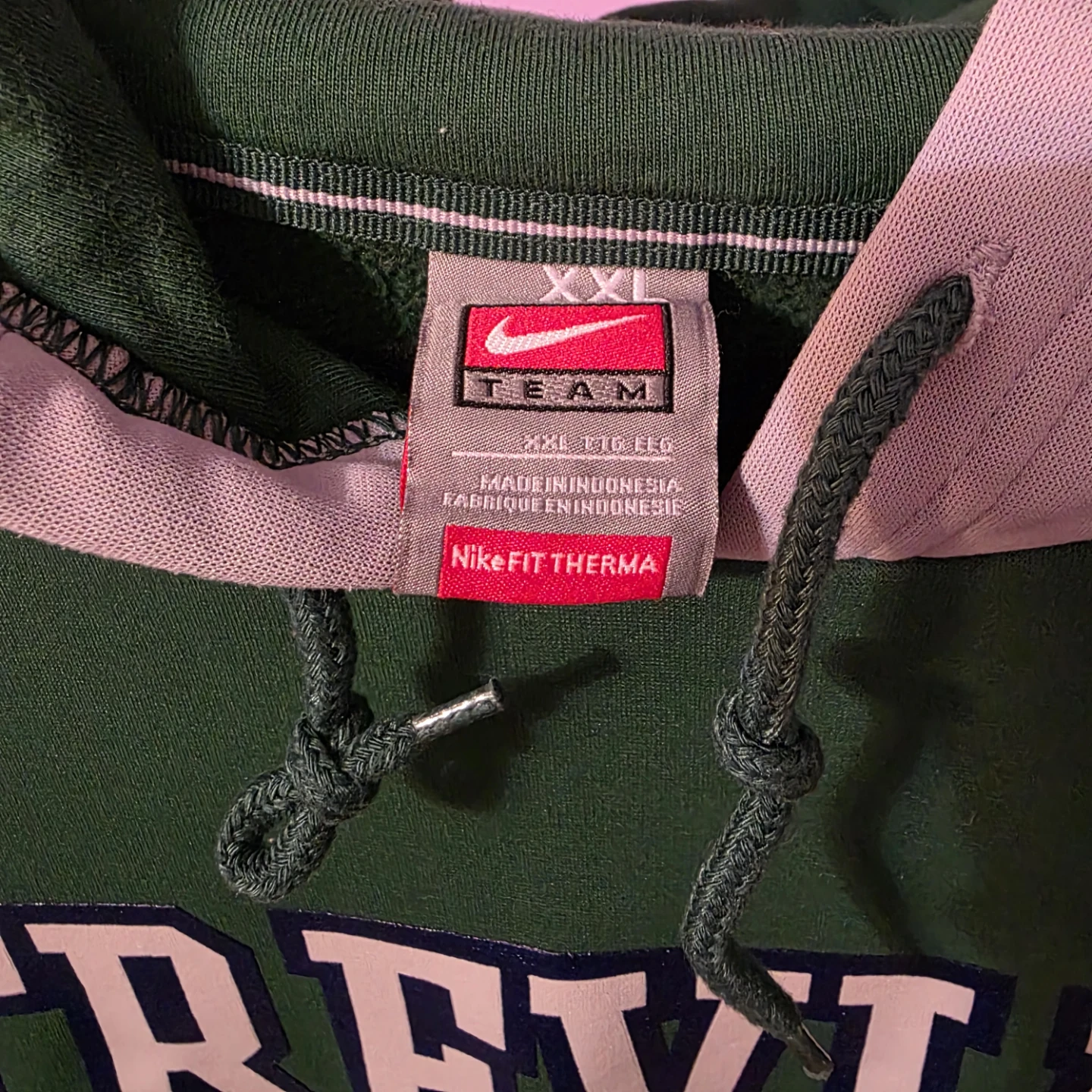 Nike Therma Football Hoodie XXL Green - photo 3