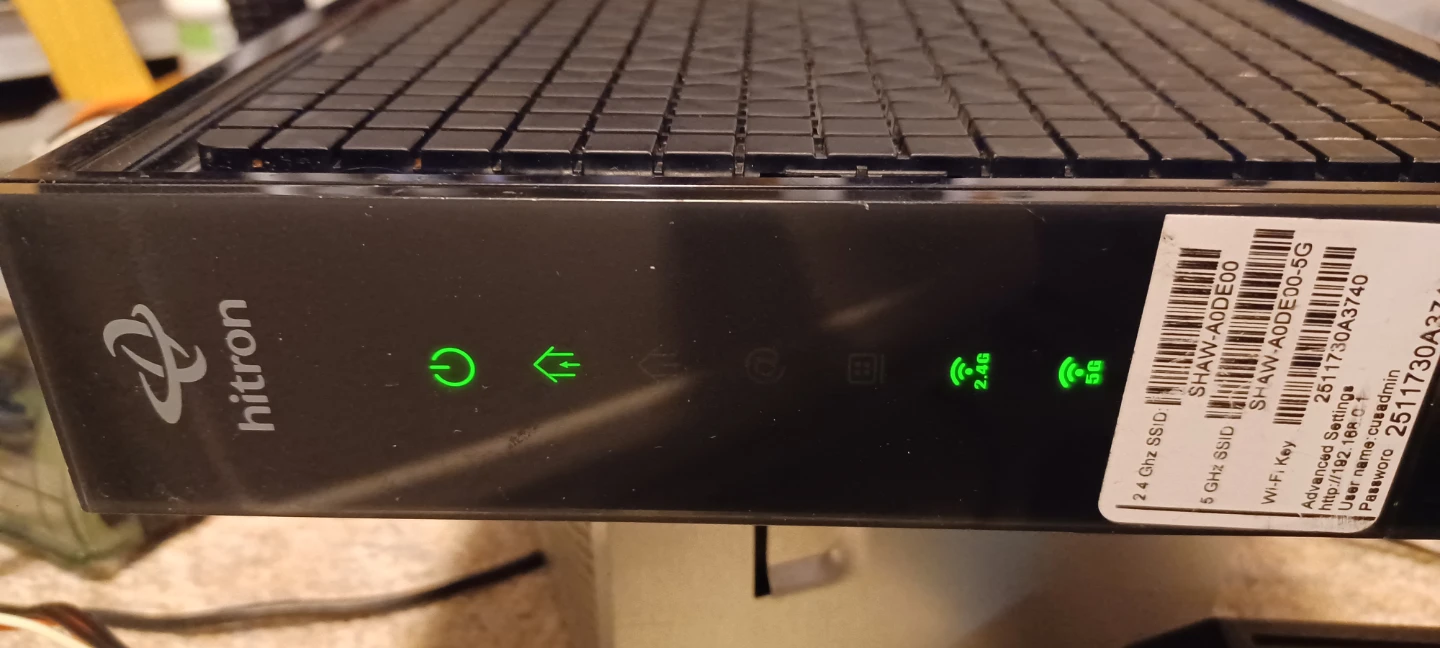 Hitron CGNM-2250 Wi-Fi Router/Modem (Shaw) - photo 4