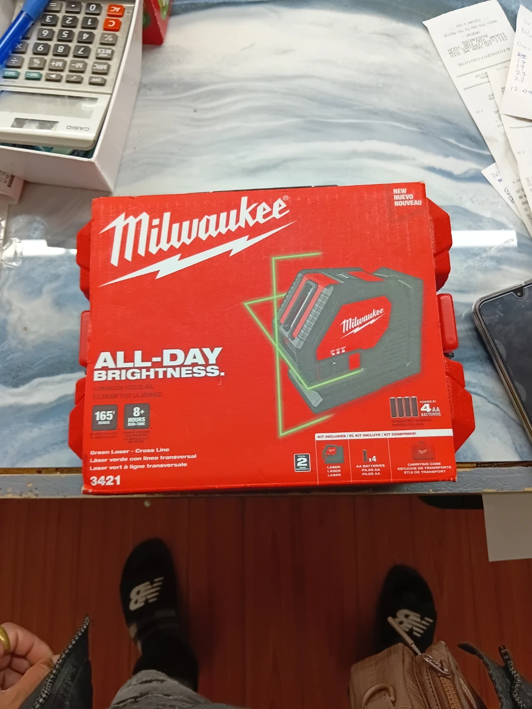Milwaukee ALL-DAY BRIGHTNESS Green Laser Level 3421