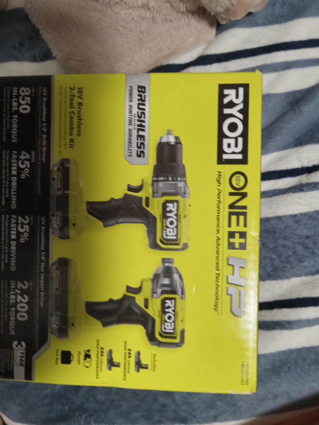 Ryobi 18V ONE+ HP Brushless 2-Tool Combo Kit