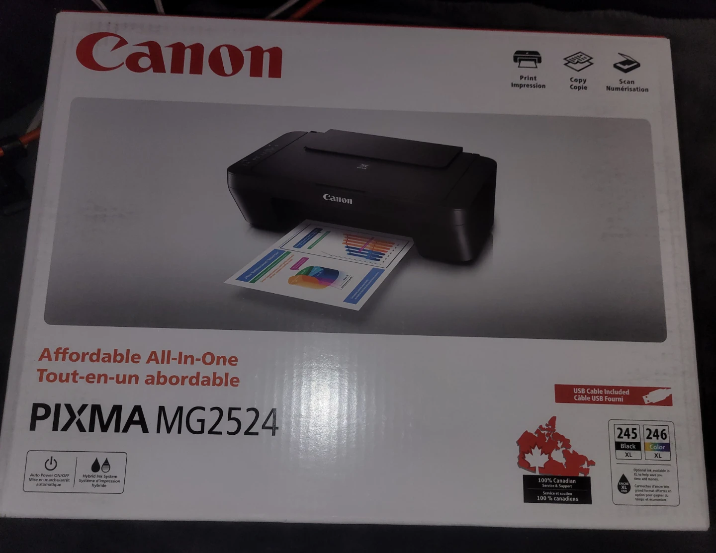 Canon PIXMA MG2524 All-in-One Printer