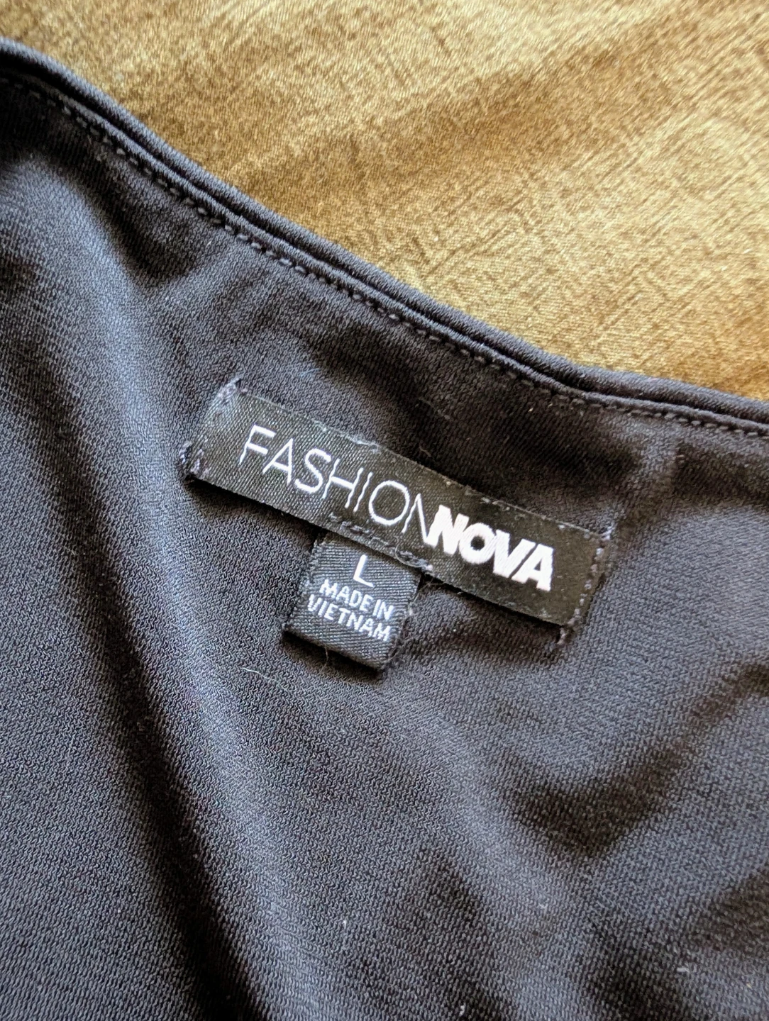 Black Slip Dress Size L - photo 3