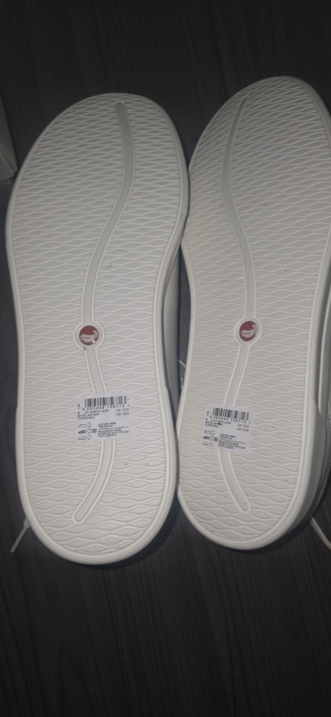 Brand New Clarks Men's white  Causal Sneakers (Size 47) - photo 4