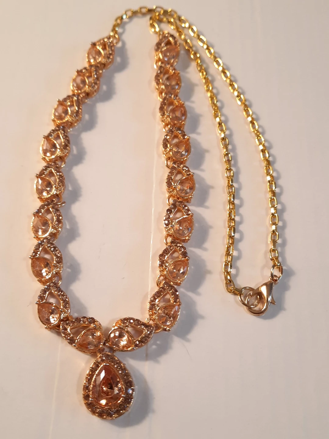 Champagne tone gold neclase - photo 2