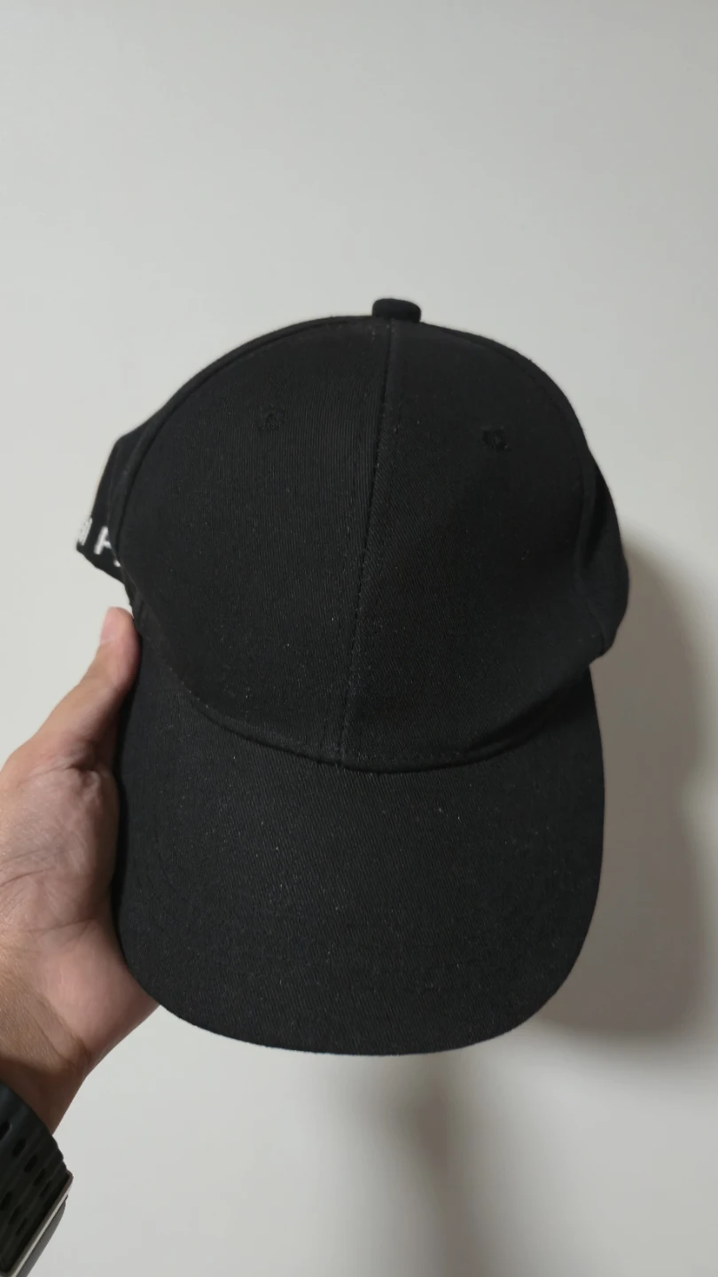 Black Baseball Cap - Grl Pwr Embroidery - photo 2