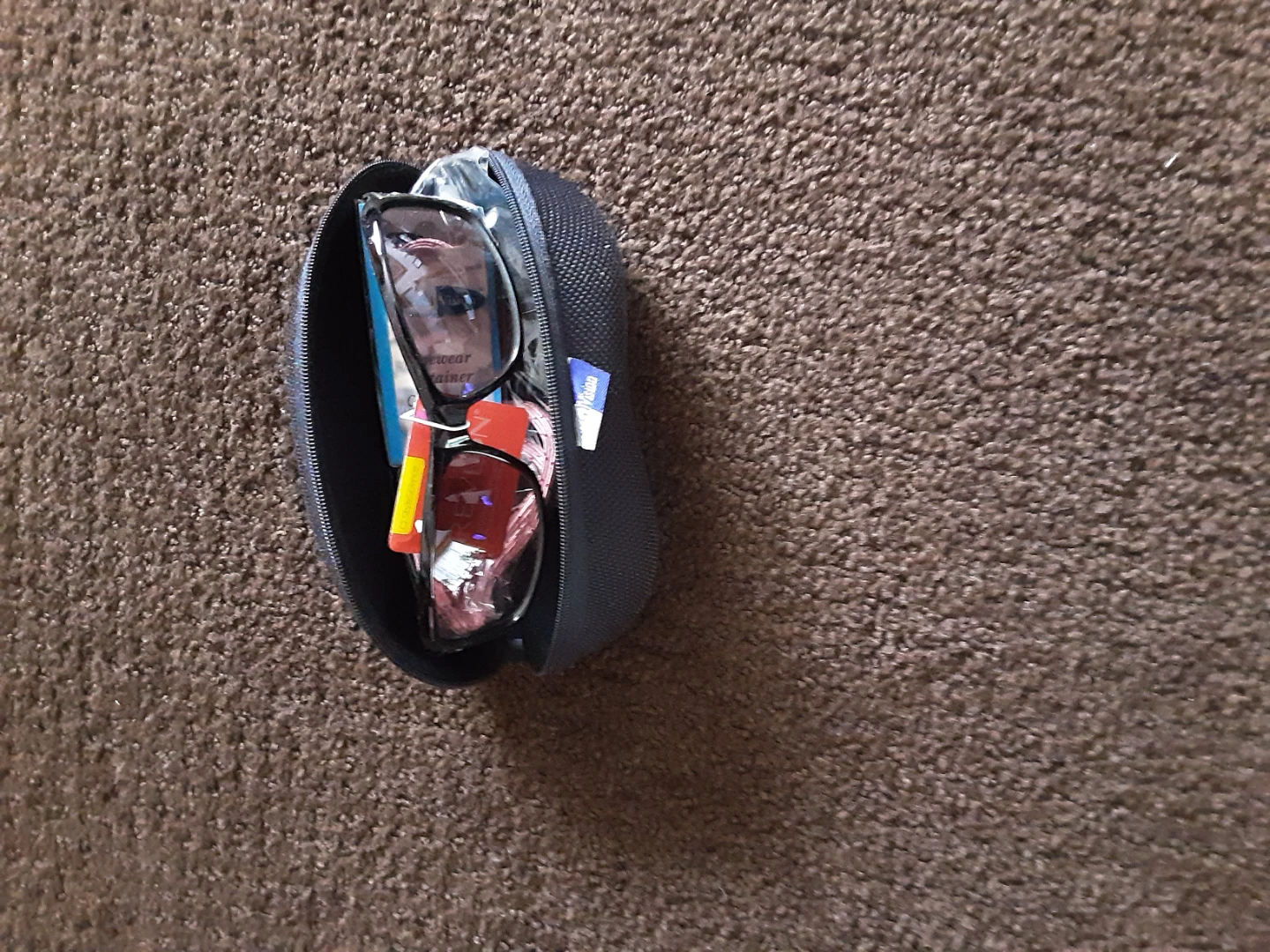 Eyewear Case with Glasses