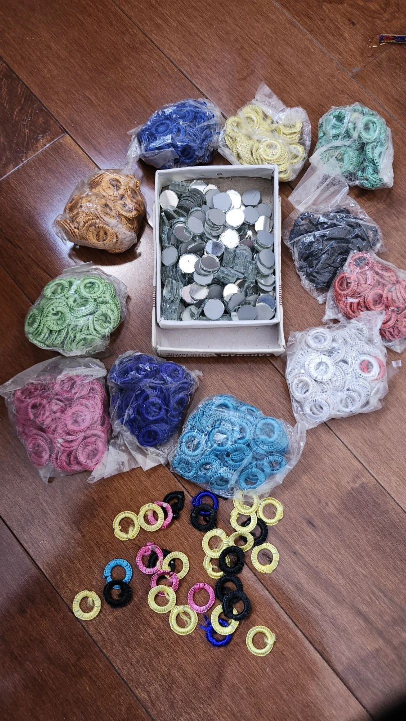 Assorted Lace and Ribbon Craft Supplies
