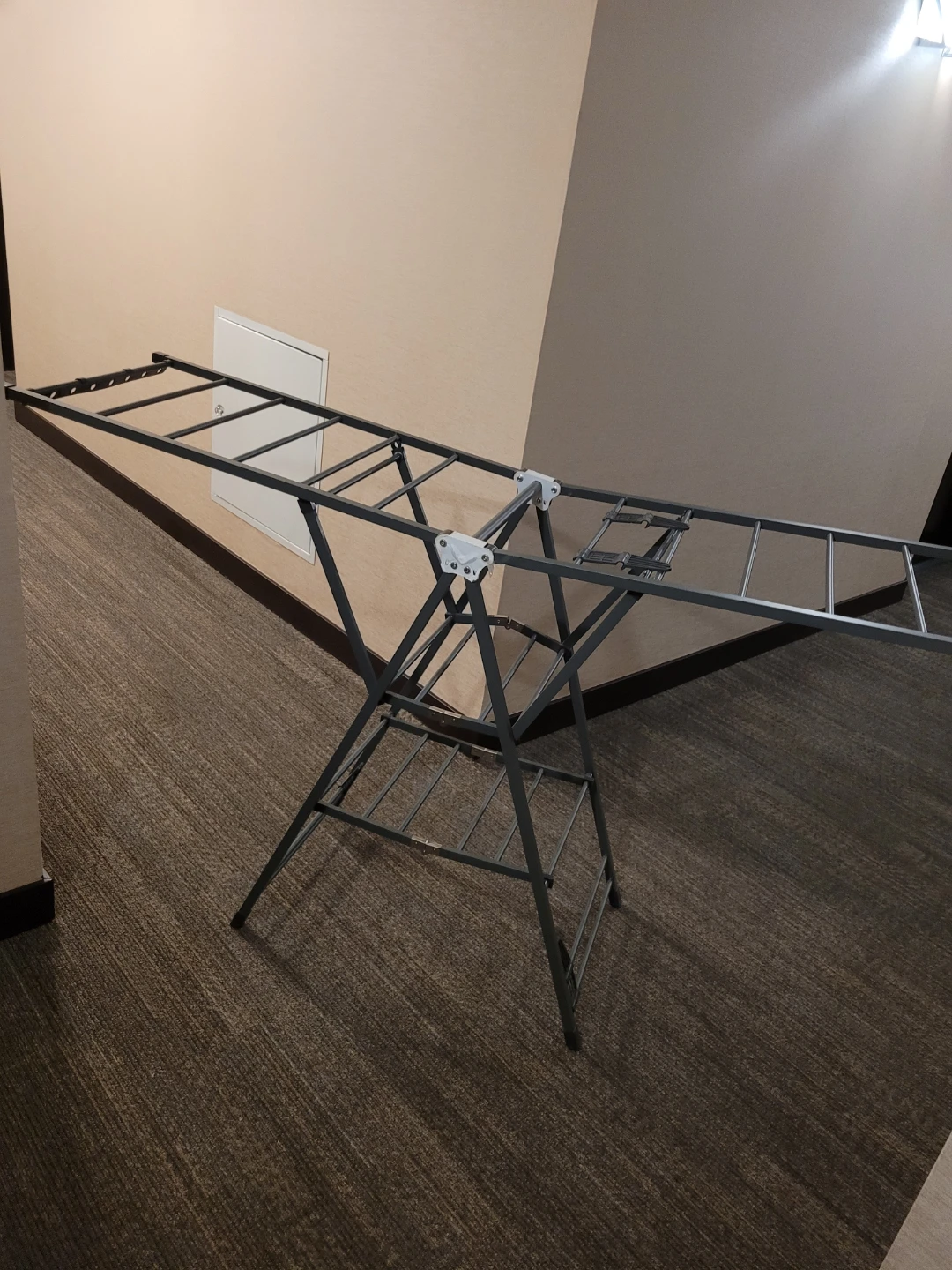 Grey Folding Drying Rack