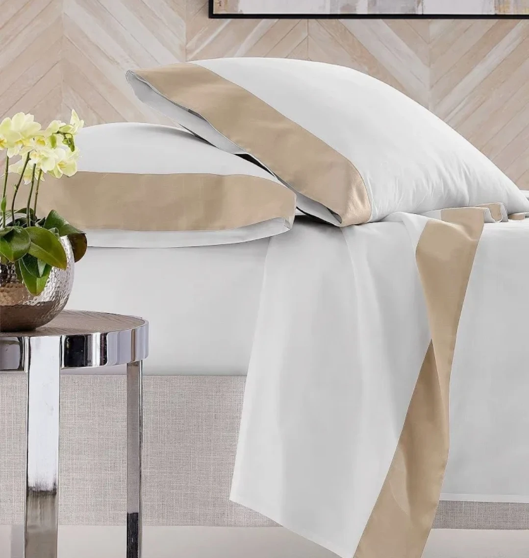 Hudson Park Collection Queen Flat Sheet - Italian Percale