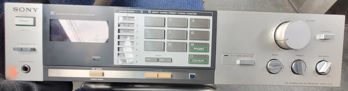 Sony STR-VX22 FM Stereo/FM-AM Receiver