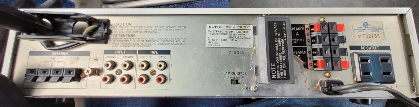 Sony STR-VX22 FM Stereo/FM-AM Receiver - photo 2
