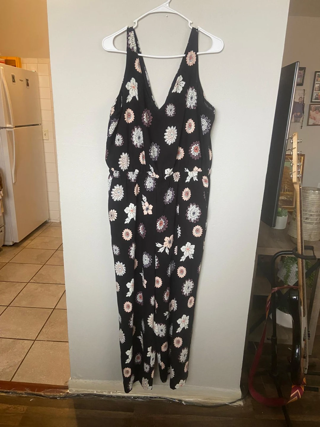 Loft Outlet Floral Jumpsuit Size L