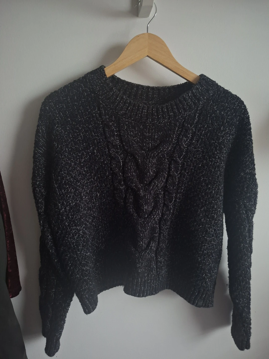 Roots Cable Knit Sweater (Size S)