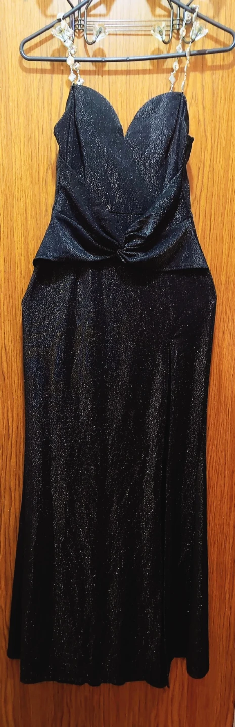 Black Sparkly Maxi Dress (cash only)