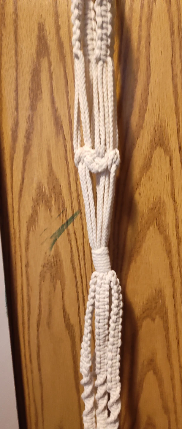 Double Tier Macrame Hanger - photo 2