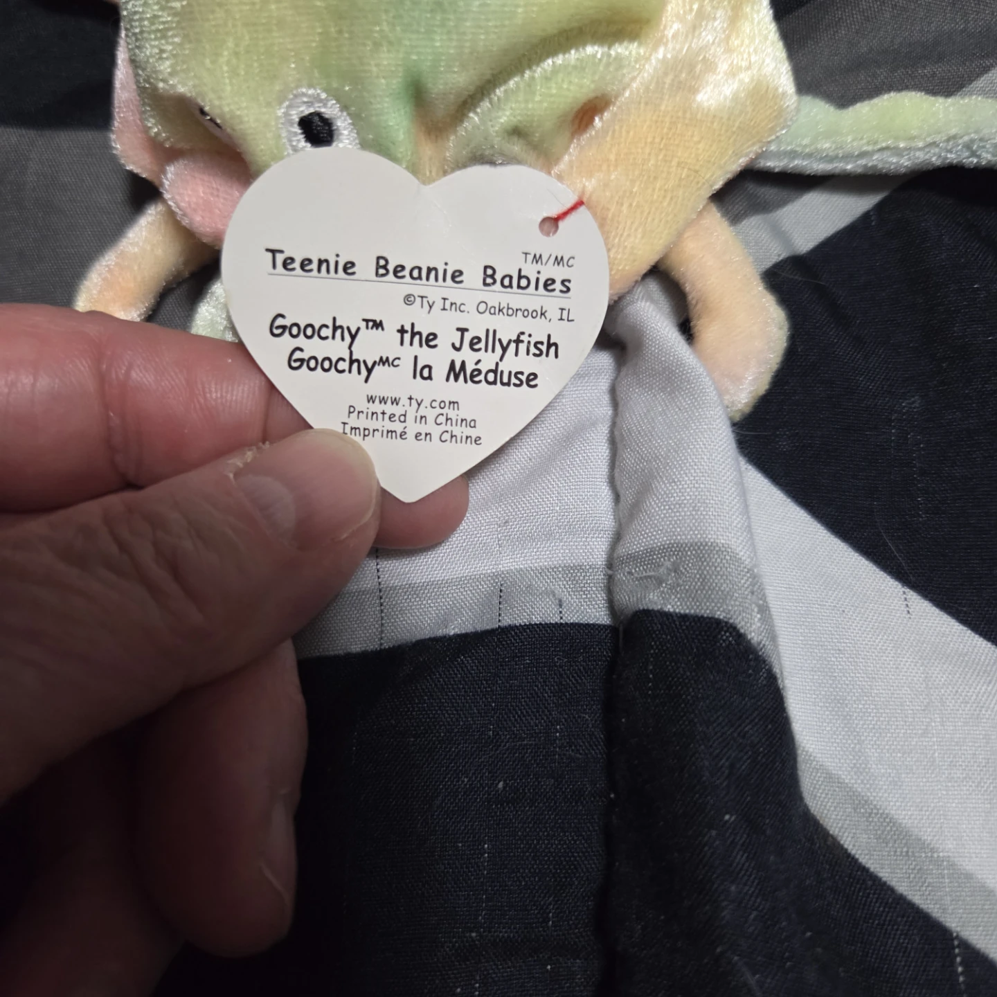 Teenie Beanie Babies Goochy the Jellyfish Plush - photo 2