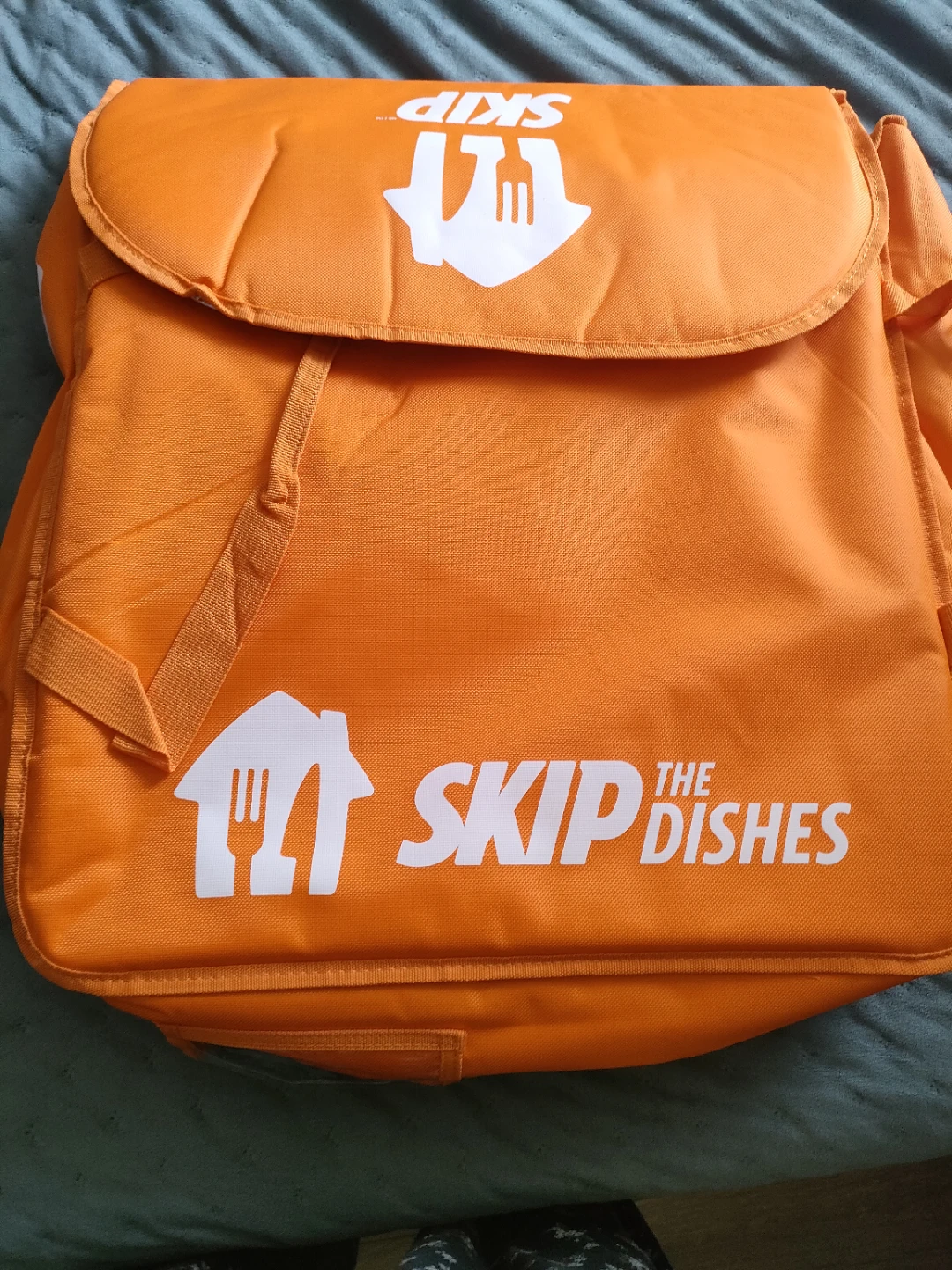 SkipTheDishes Orange pizza Delivery Bag - photo 2