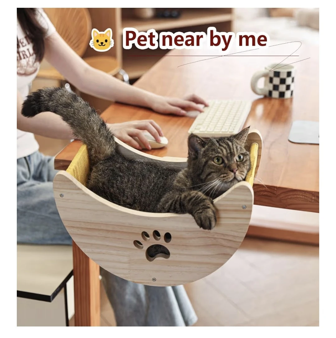 ZBUQ Pet Near By Me Cat Bed Window Hammock - photo 3