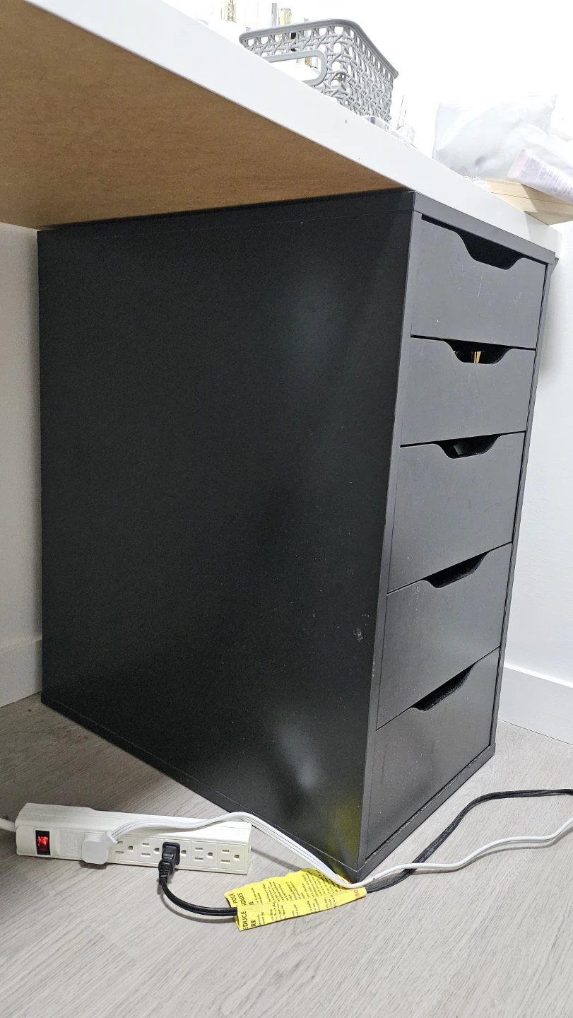 IKEA ALEX Drawer Unit - Black