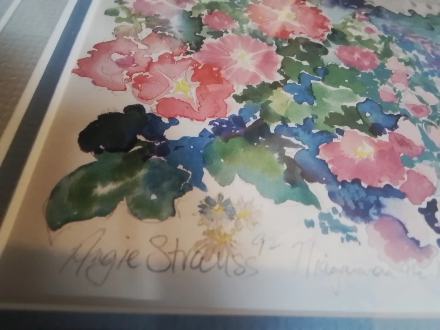 Angie Strauss Watercolor Painting Niagara on the Lake 15x12" - photo 3