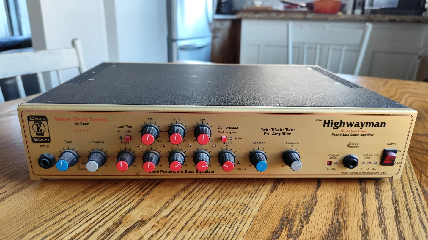 Eden WT-500 Highwayman Bass Amp - photo 3