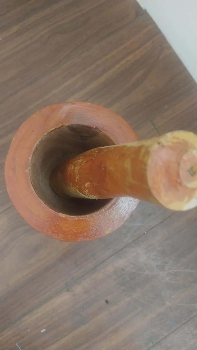 Wooden Mortar and Pestle - photo 2