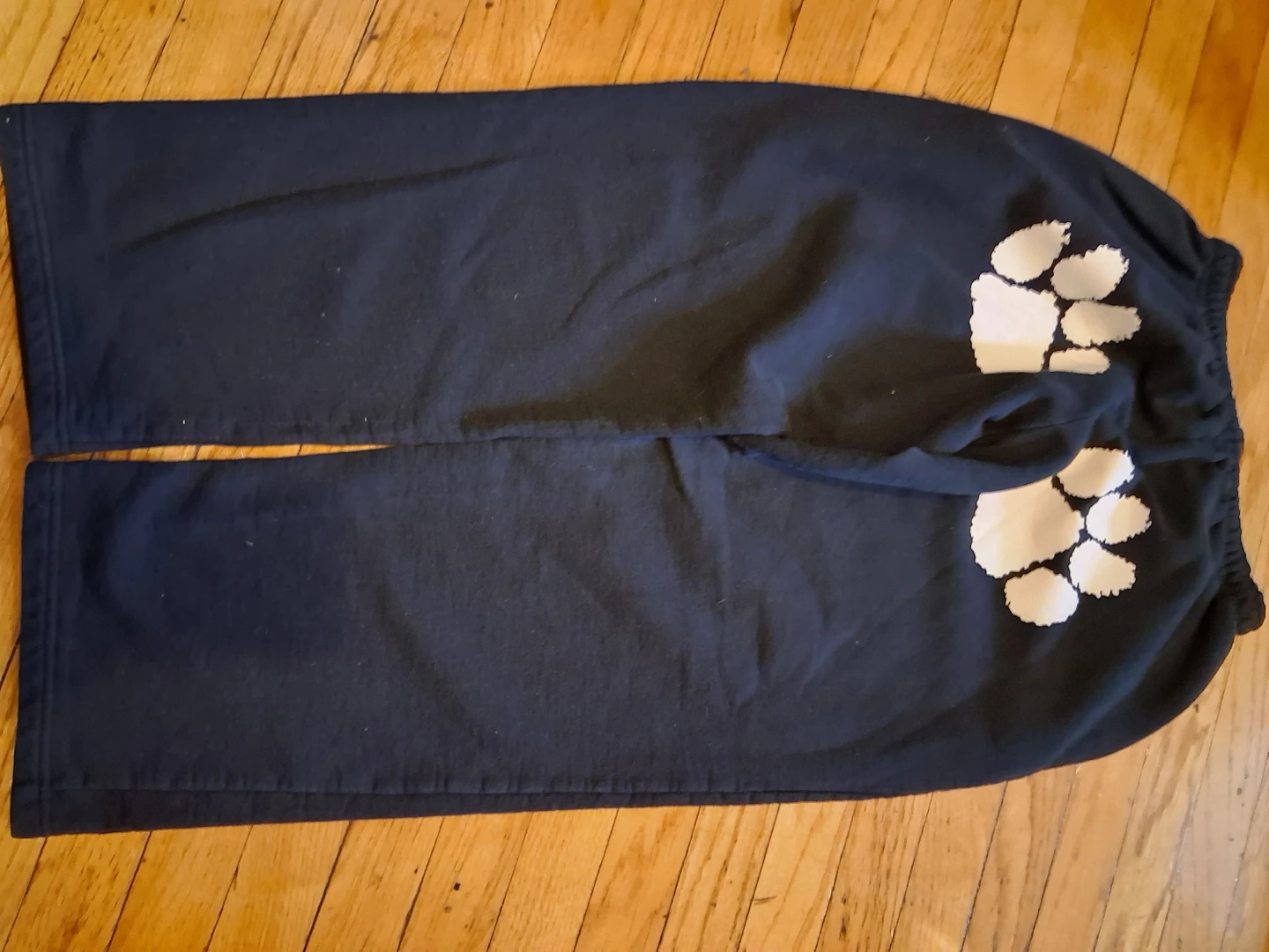 Gildan Black Sweatpants with Tennis Ball & Paw Print Graphics - photo 2