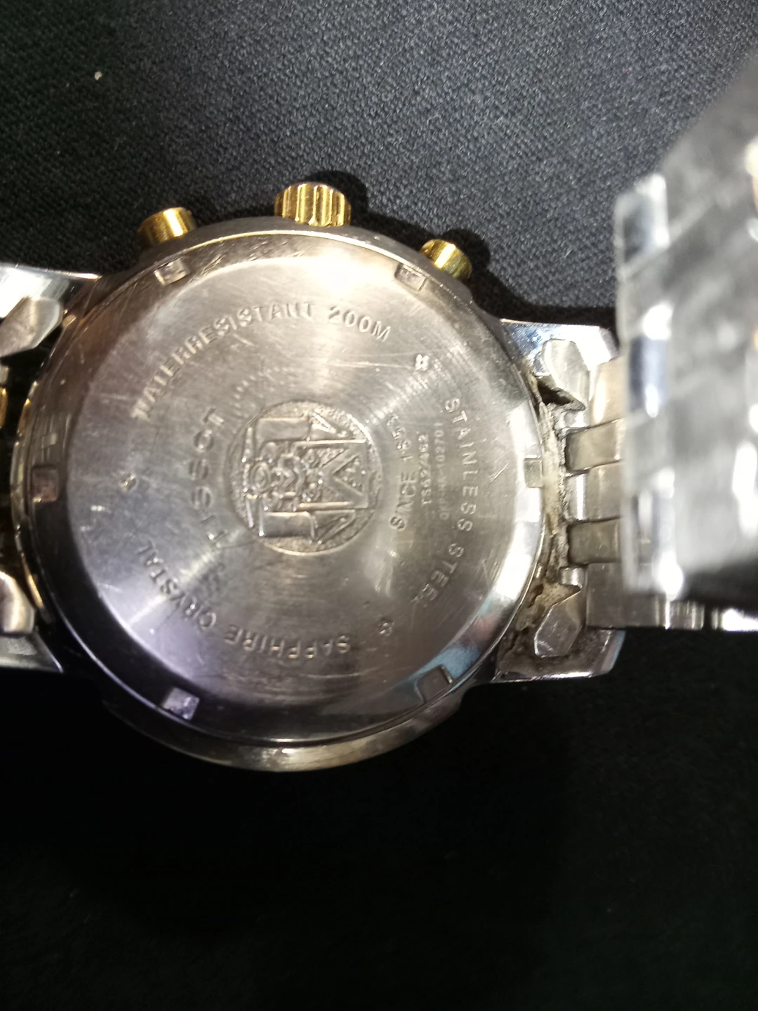 Tissot 1853 Chronograph gold and silver . - photo 4