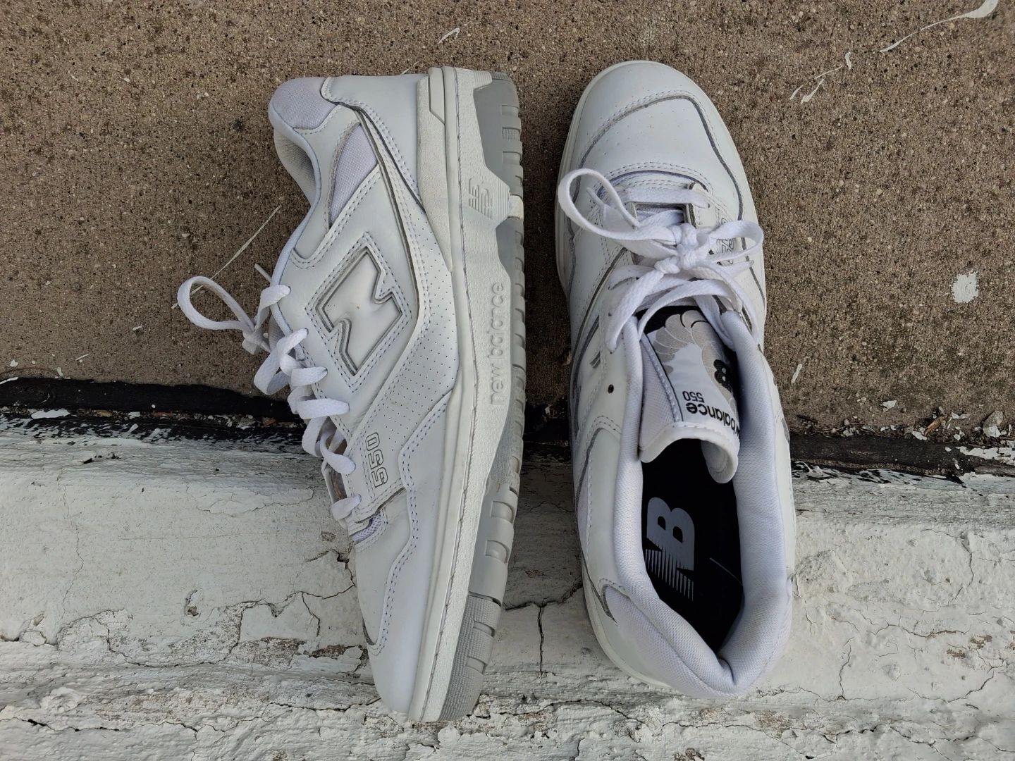 New Balance 550 Men's White Sneakers