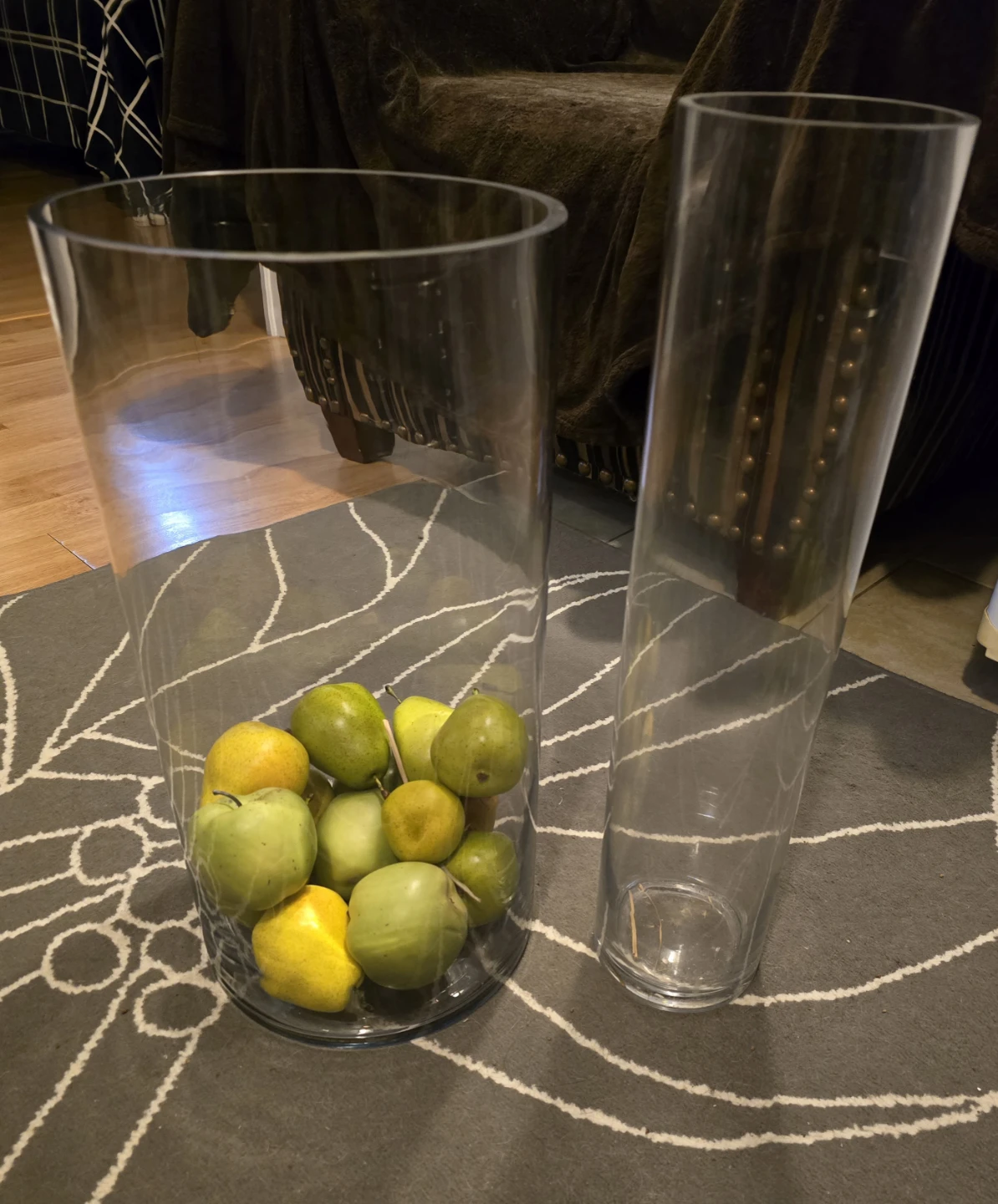 Clear Glass Cylinder Vases