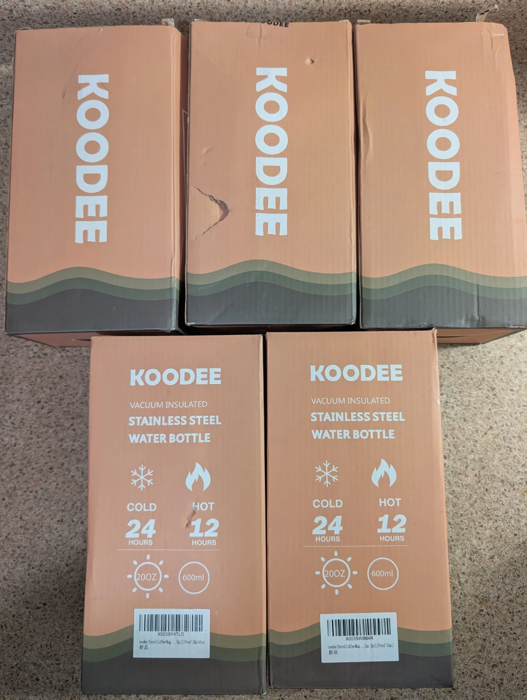 KOODEE Vacuum Insulated Stainless Steel tumbler