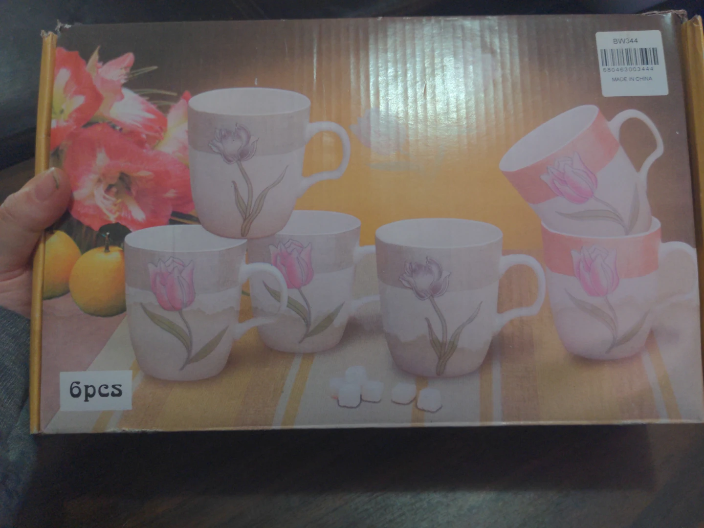 Floral Ceramic Mugs Set of 6 - photo 2